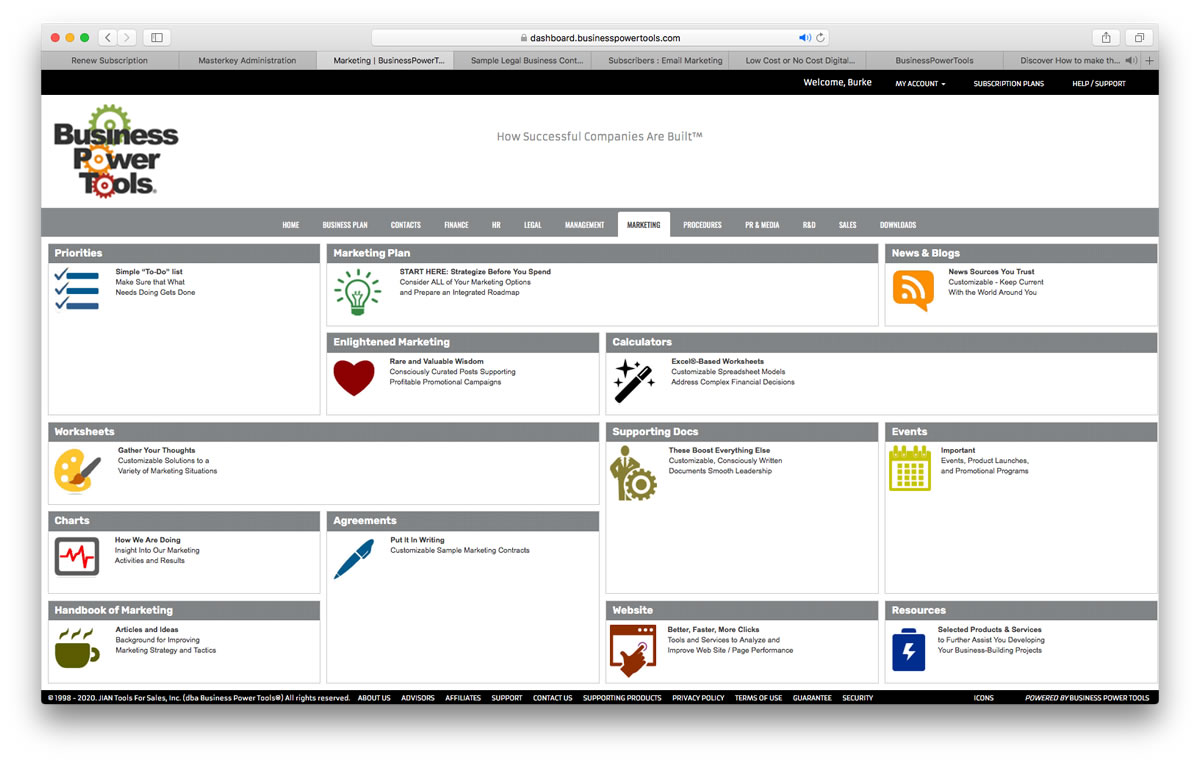 marketing strategic planning software template word excel