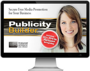 small business Public relations pr management software with sample press release templates