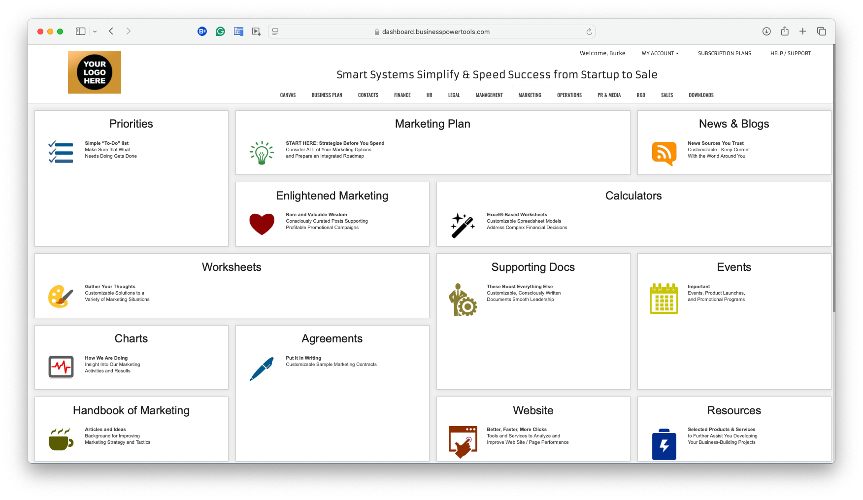 2025 Dashboard – Marketing best free ai marketing strategy strategic software template