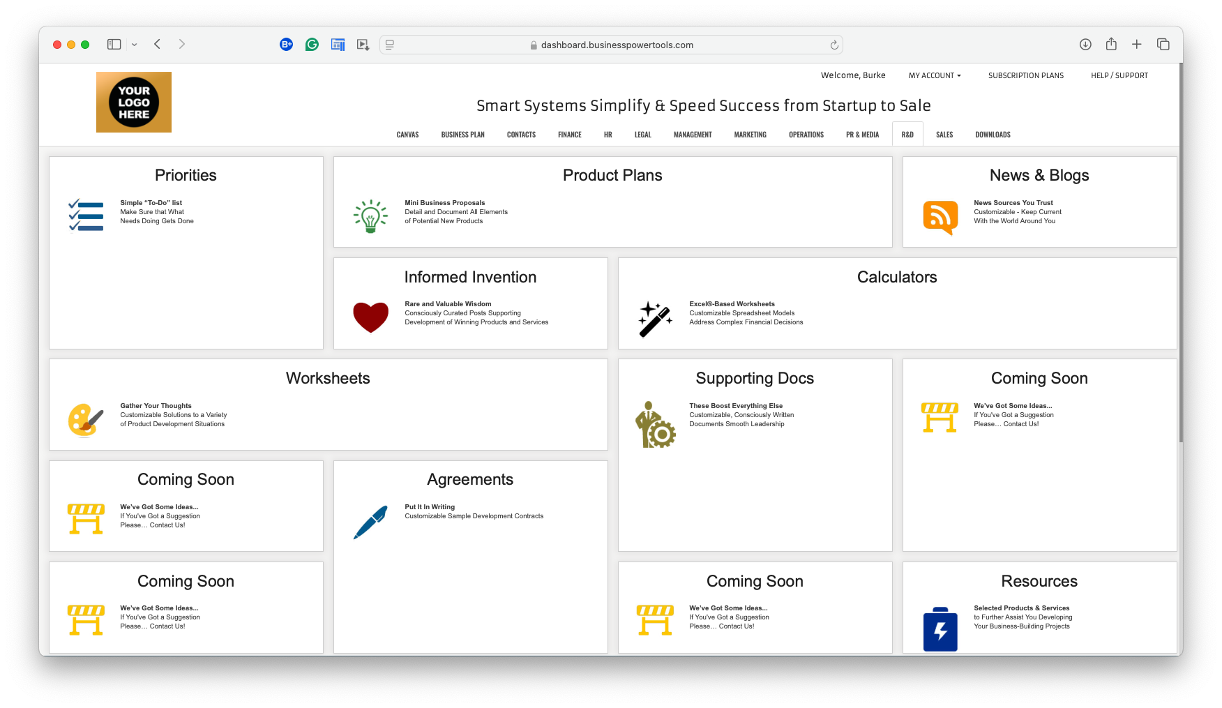 free ai research development planning software templates