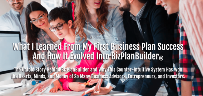 Business Plan Builder Origin Story