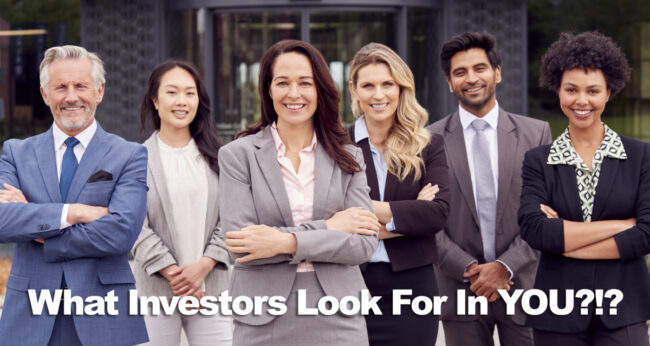 what angel vc venture investors look for expect in entrepreneurs founders